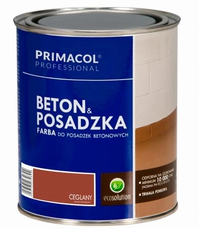 Farba do posadzek betonowych w kolorze ceglanym